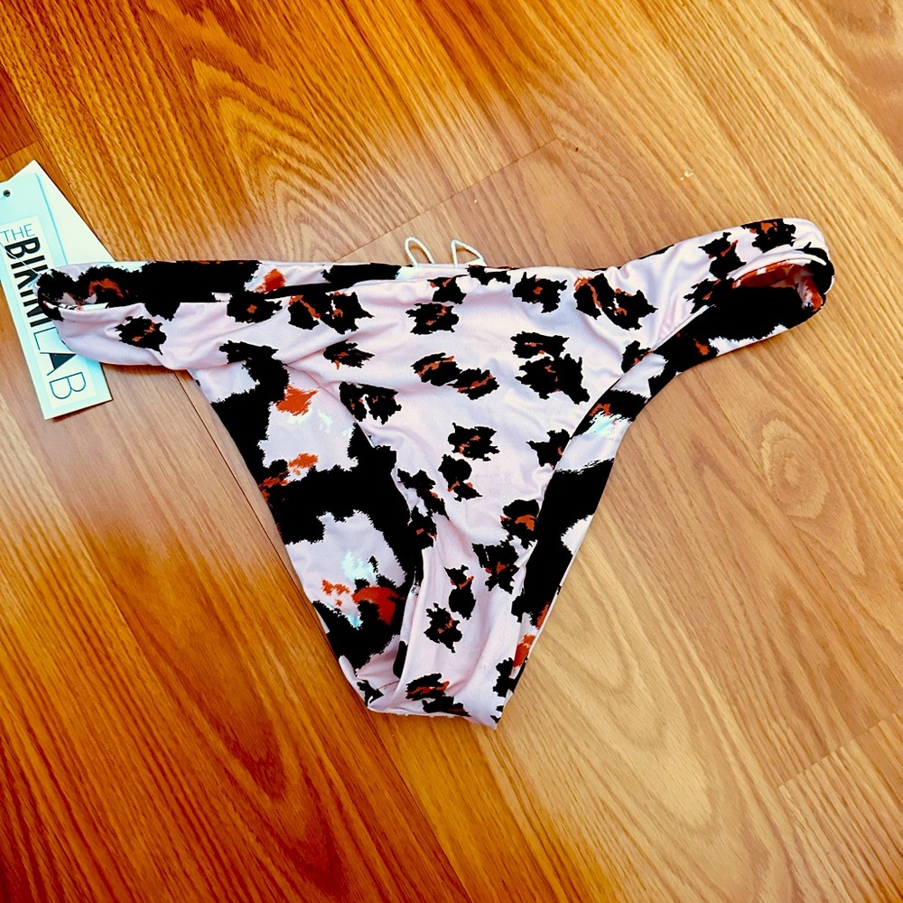 The Bikini Lab Reversible Leopard Bikini Bottoms